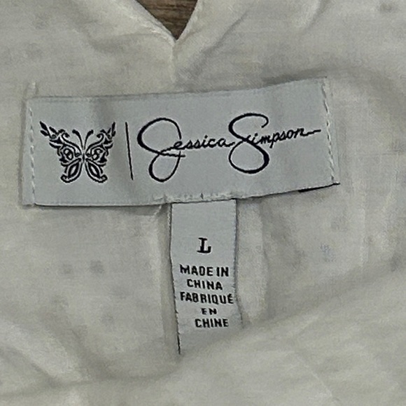 Jessica Simpson White Eyelet Women’s Dress - Picture 2 of 11